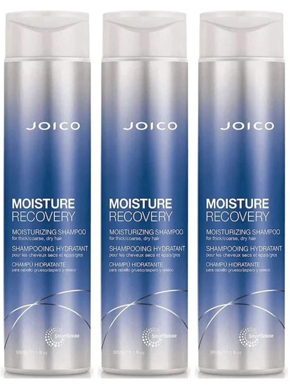 Joico Moisture Recovery Moisturizing Shampoo 10.1oz - Pack Of 3